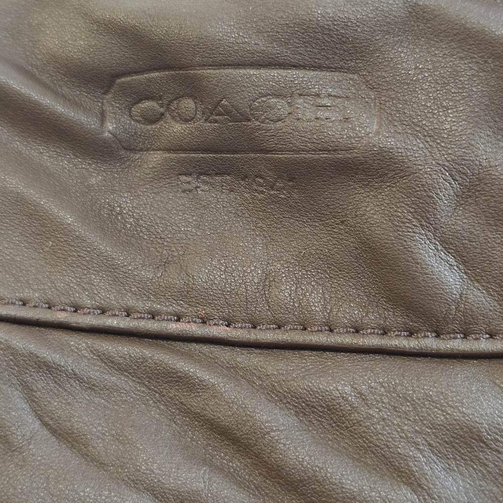 Vintage Coach F14706 Zoe Hobo Shoulder Bag Handbag Brown Leather Purse, - Picture 11 of 16